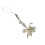 Unique Bowknot with Pearls Decoration Keychain Charm-White 1