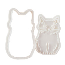 Elegante Keksform mit Katzenmuster für die Kreation-Kätzchen G