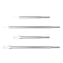 4Pcs Chisel Set Flat Chisel and Pointed Chisel Professional