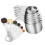 Practical Kitchen Measuring Spoon Set Stainless Steel Scoops-B 1