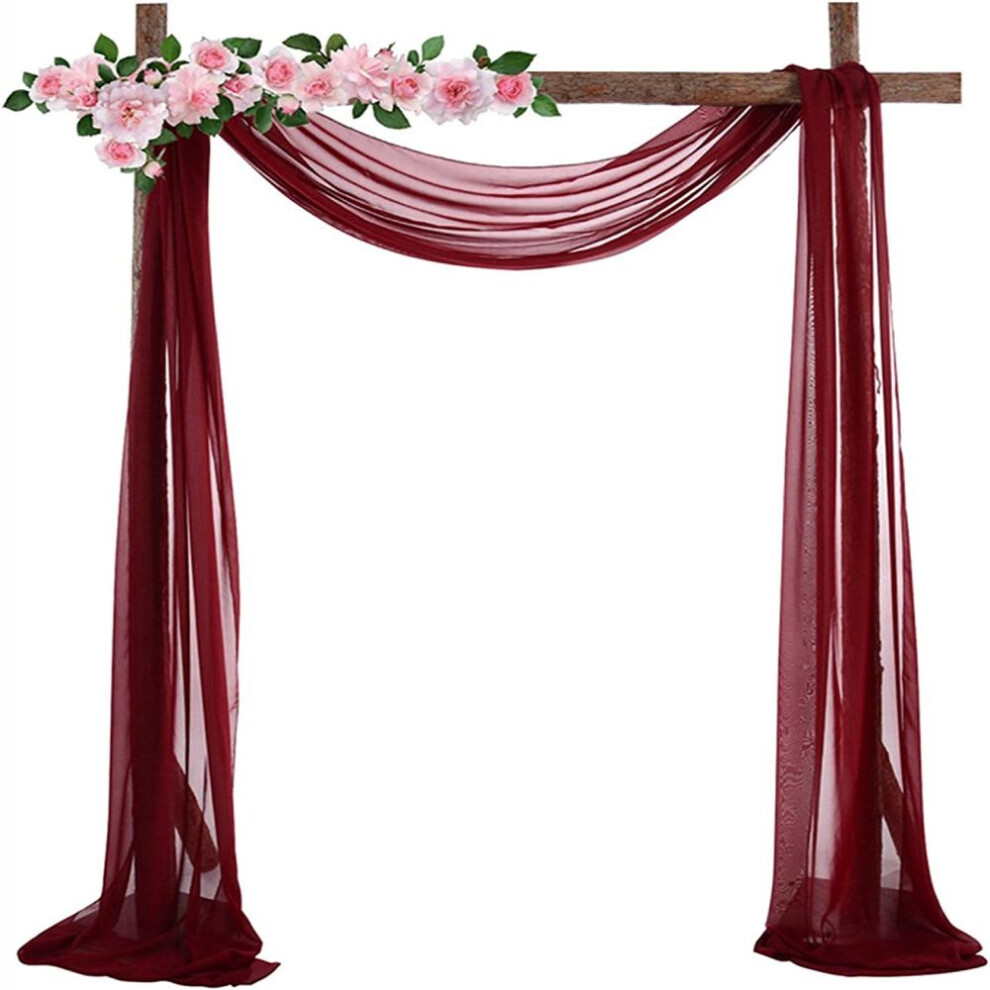 Wedding Archway Decor, Sheer Fabric For Draping Creates An Ethereal Backdrop, Chiffon Fabric Drapery Adorns Your Venue With Effortless Style, Shiny Bu 9135470254071