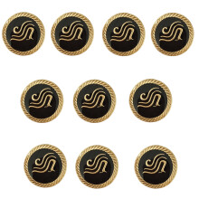 Alloys Clothing Buttons Elegant Styles Uniform-Style 6 10