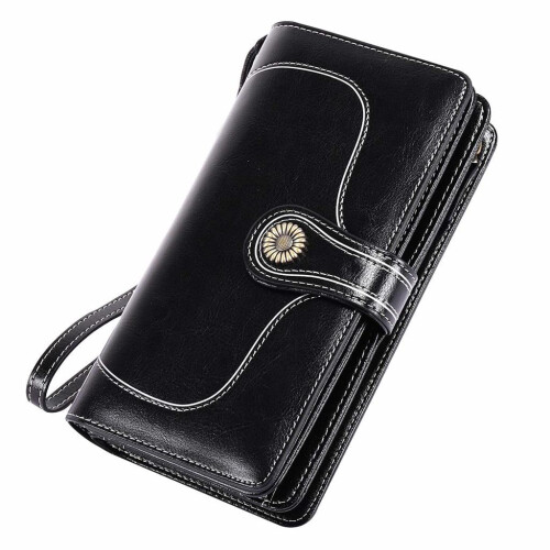 Πορτοφόλι Clutch για γυναίκες, μεγάλης χωρητικότητας πορτοφόλι με φερμουάρ και