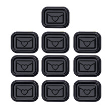 10 Pcs Wax Seal Sticker Self-Adhesive Sealing Waxed Stamp-Black