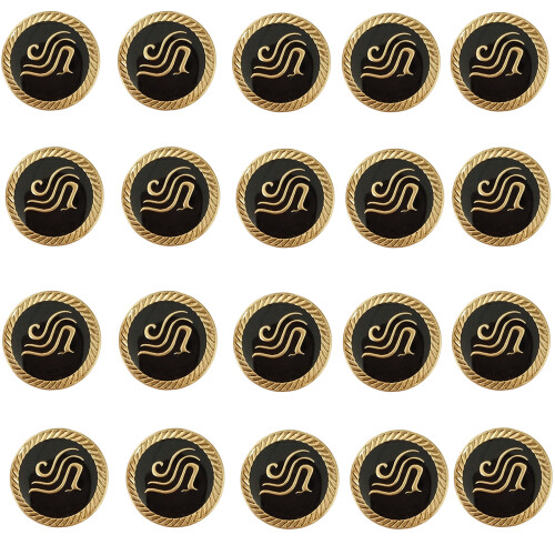 Mixed Sewing Buttons Easy Install Uniform Buttons-Style 6 20