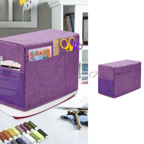 Dust Cover for Sewing Machine Easy to Use Sewing-purple1 1