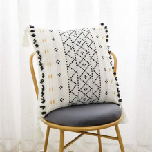 Housses de coussin en polyester, style bohème, avec fermeture éclair invisible pour une touche tendance, extensibles et tissées à la main, 50 x