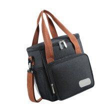 Isolierte Lunchtasche, Lebensmittelbehälter,-Schwarz