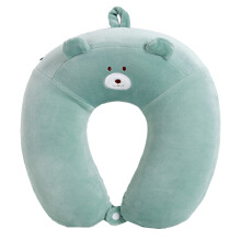 Oreiller de voyage portable en mousse à mémoire de forme, soutien ergonomique de la nuque pour des voyages sûrs et confortables