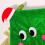 Weihnachtsstrumpf mit Dinosaurier-Motiv, robuster Stoff, großer 4
