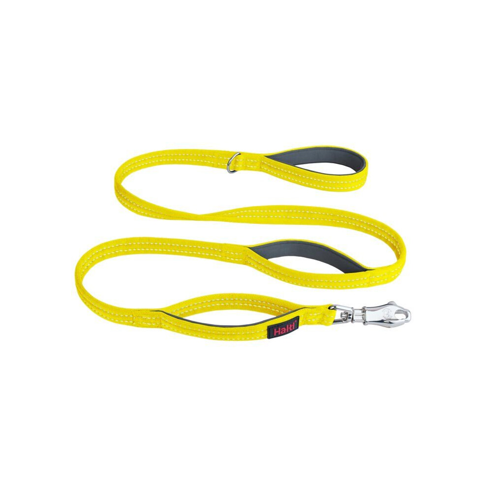 Halti BRIG Safety Dog Lead | Neon Yellow, 1.5m Length | Colour Coded Dog Lead with Ultra-Strong Clip | Reflective Stitching | Neoprene Padded Handles | Designed for Large Dogs - Image 3
