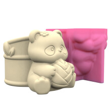 3D Animal Pen Holder Mold Resin Mold Non Stick Easy to-C574
