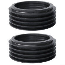 Drainage Pipe Sealing Ring 2Piece Set, Rubber Gasket For 90110mm Conversion, Water Tank And Sewage Plumbing