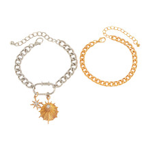 Bracelets à pendentif étoile à huit branches incrustés de strass