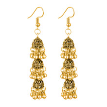 1 paire de boucles d'oreilles polyvalentes au Design bohème,-Or