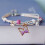 Bracelet pendentif papillon coloré, longueur réglable,-Bleu 6
