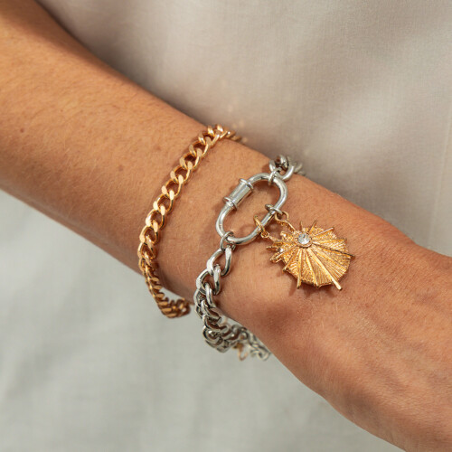 Bracelets à pendentif étoile à huit branches incrustés de strass 1