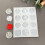 Moule artisanal en Silicone pour outil de bijouterie-Polygone 6