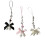 Porte-clés en perles à la mode, accessoire de nœud-Blanc 2