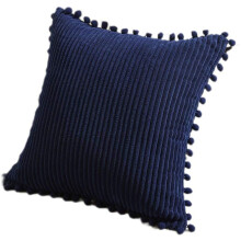 Housse de coussin rectangulaire chic, housse de coussin décorative aux finitions soignées, jeté lombaire en velours, lavable en machine, lot de 2