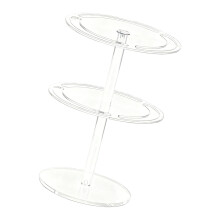 Présentoir de bijoux en acrylique facile à-double tour