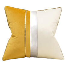 Housses de coussin en velours de luxe 18x18 pouces, insertion et retrait faciles grâce à une fermeture éclair invisible, matériau doux et