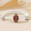 Bracelet en corde Milans polyvalent réglable de 4MM,-Rouge 5