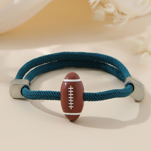 Bracelet en corde Milans polyvalent réglable de 4MM,-Rouge 1