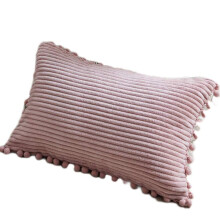Housse de coussin rectangulaire chic, housse de coussin décorative aux finitions soignées, jeté lombaire en velours, lavable en machine, lot de 2