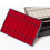 Plateau de support de bracelet de montre rectangulaire,-Rouge 6