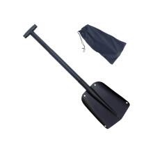 High Strength Aluminum Foldable Snow Shovel Snow Removal-black
