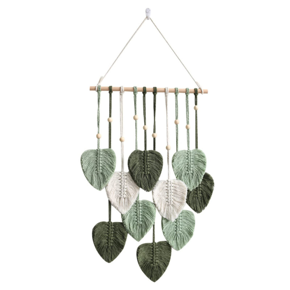 Stunning Boho Tapestry, Woven Feather Macrame Wall Hanging, Handmade Macrame With Wooden Beads For Nursery Apartment Decoration, Add A Touch Of Nature 9135470254446