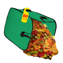 Space Saving Foldable Garden Tool Bag 80 Gallon For Small Yard