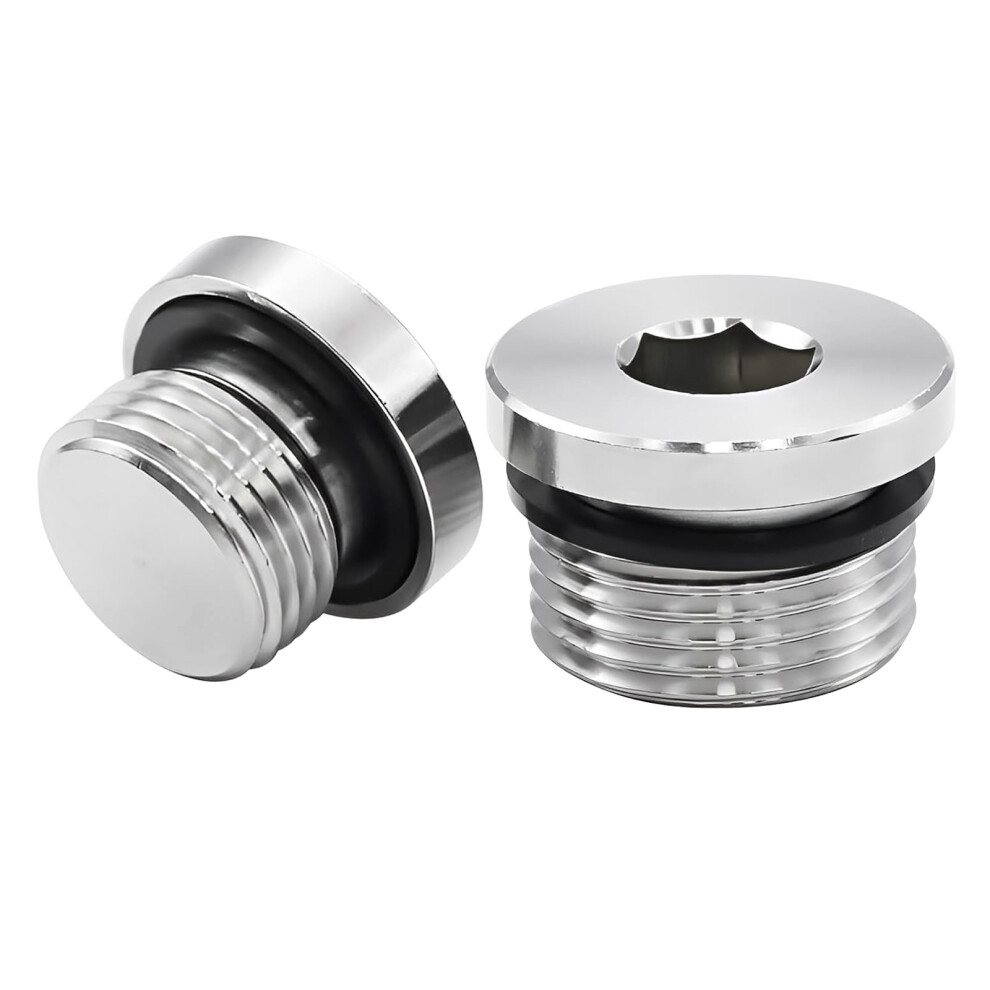2Pcs Untarnished 12.7Mm Pipe End Headpieces Spell Operate Plan 7751000456979