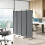 Outsunny Outsunny 4 Panel Folding Room Divider,Portable Privacy Panel for Garden 6
