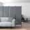 Outsunny Outsunny 4 Panel Folding Room Divider,Portable Privacy Panel for Garden 7