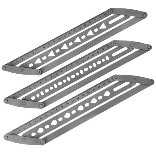 Steel  Positioning Guide With  Round  Shapes For-Triangle Style 1