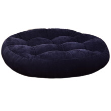 Meditation Pillow for Multi-Purpose Home Decor, Soft Seating Experience Quick Recovery Corduroy Fabric, 22x22 Inch Solid Navy