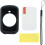 Sleek Silicon Shell Black With Tempered Glass Screen Protector for Garmin Edge 530 2