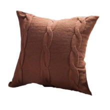 Housses de coussin ultra douces, 45 x 45 cm, en polyester, décoratives, idéales pour une décoration de style champêtre ou pour canapé, lit ou