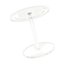 Quick Assembly Acrylic Eyeglass Stand Holder-Single layer round