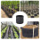 Heavy Duty PVC Planter Tray Featuring-Root control chassis 30CM 2