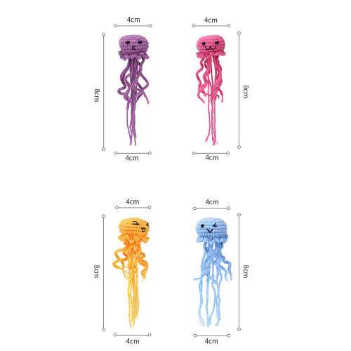 DIY Crochet Starter, DIY Jellyfish Crochet Kits Including 2