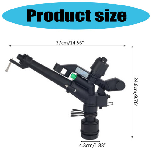 Lightweight Plastic Swing Arm Sprinkler Guns 1.5Inch DN40 2