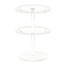 Transparent Acrylic Sunglasses Holder Support Rack-double round