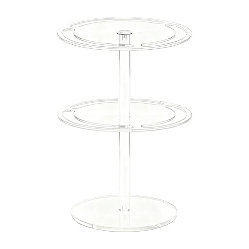 Transparent Acrylic Sunglasses Holder Support Rack-double round