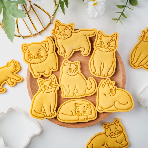 Delicate Cats Cookie Cutter Collections Unique Cats-Kitten G 2