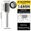 Efficient Chip Removal Rotary File Milling-single slot 12mm 5