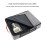 Portable Cats Litter Box With Handle Baffle Generous-Black 7