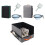 Portable Cats Litter Box With Handle Baffle Generous-Black 3